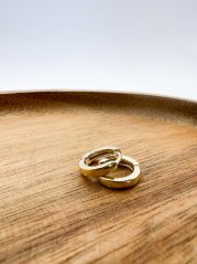 Hladký kroužek - zlacený 8 mm