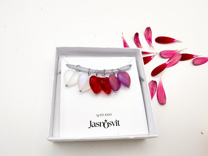 Vášnivá - Set náušnic 4v1 (8mm se zirkony)