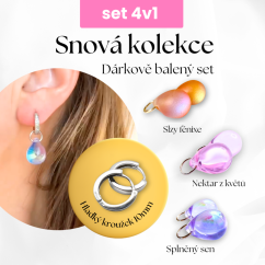 Set náušnic 4v1- Snová kolekce