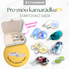 Pro mou kamarádku - startovací sada se šperkovnicí zdarma - Chirurgická ocel
