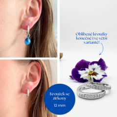 Zirkonový kroužek 12mm