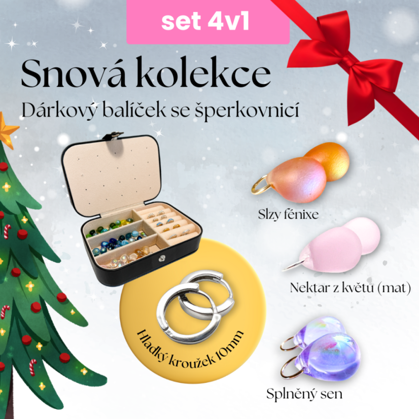 Dárkový balíček "Snová" - s velkou šperkovnicí
