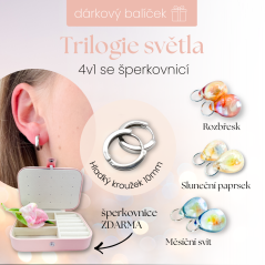 Trilogie světla  - Dárkový balíček se šperkovnicí zdarma!