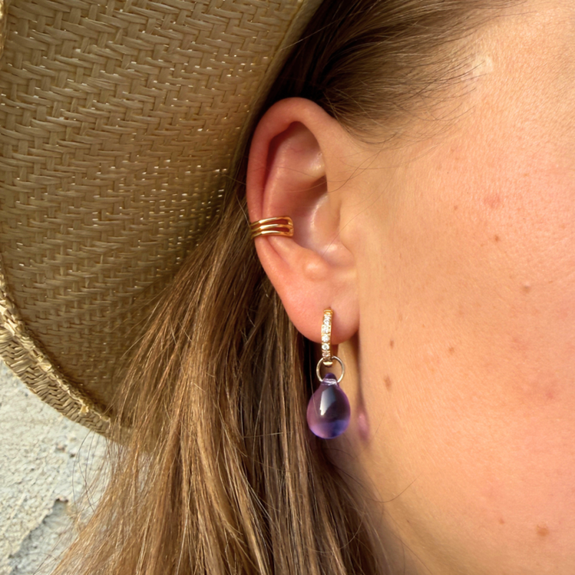 Earcuff Scorpio zlacený