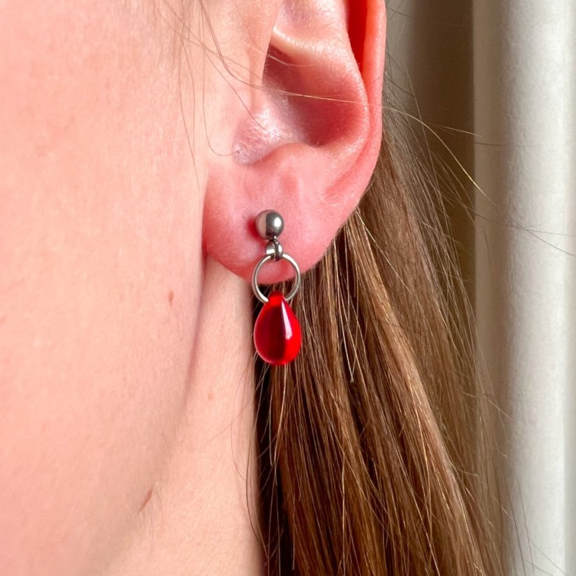 Čerešně za blůzku (ocelové) - dáreček k objednávce