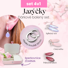 Kolekce Jazýčky - Dárkový balíček se šperkovnicí zdarma!