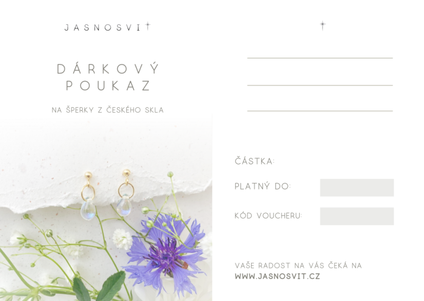 Dárkový poukaz - "papírový" :)