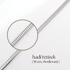 Hadí řetízek 38 cm (Proměnkový)
