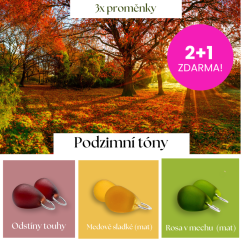 Podzimní tóny - Kolekce sklíček (Proměnky)