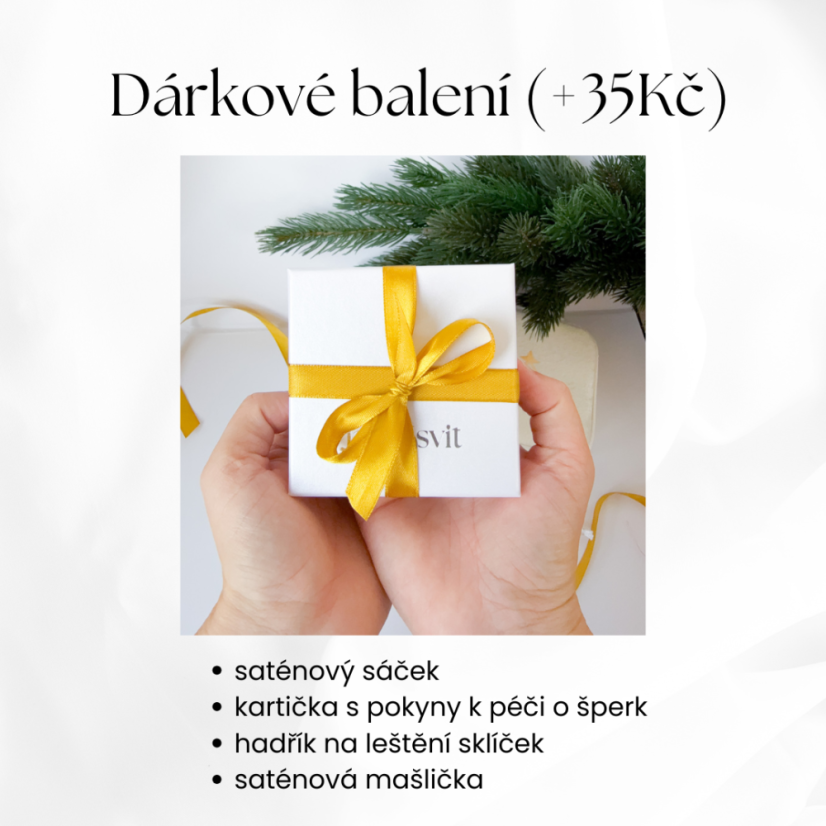 Navrhni si svoje puzetky! - Způsob zabalení: Dárkové balení - ve šperkové krabičce