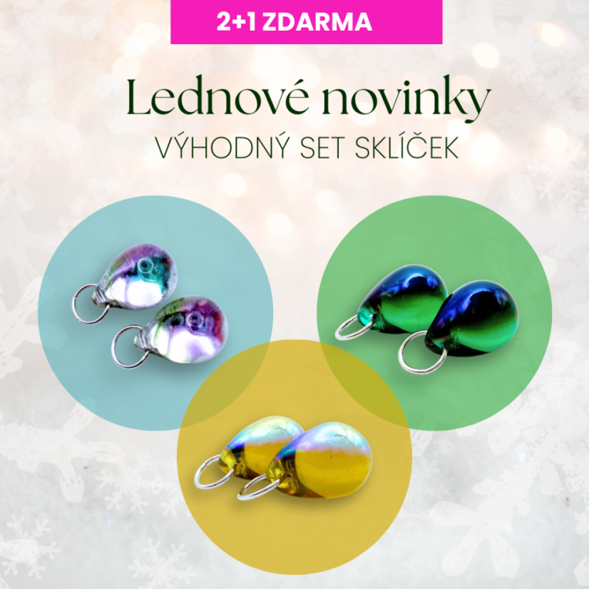 Lednové novinky  - Kolekce sklíček (Proměnky)
