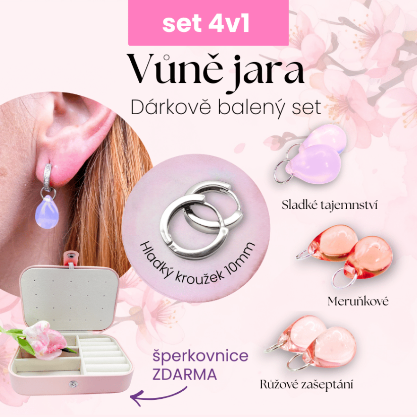 Vůně Jara  - Dárkový balíček se šperkovnicí zdarma!