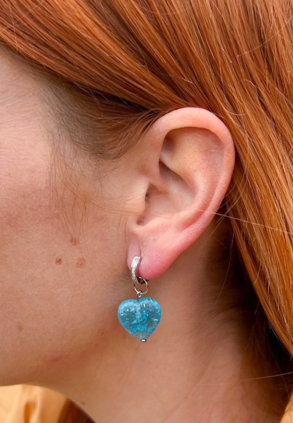 Nesmělá - Set náušnic 4v1 (8mm se zirkony)