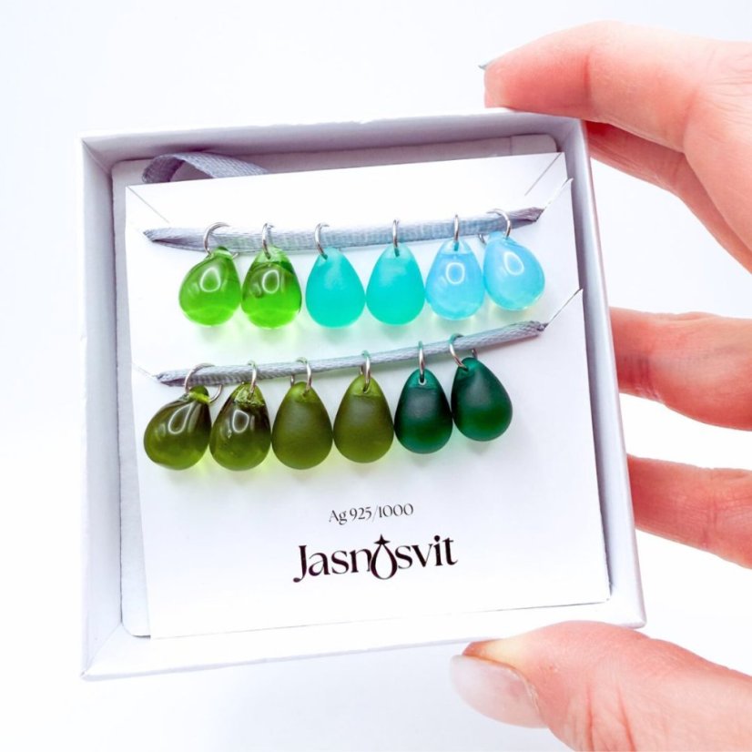 Zelený speciál - paleta sklíček