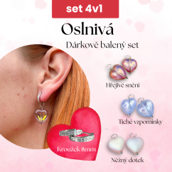 Oslnivá - Set náušnic 4v1 (8mm se zirkony)