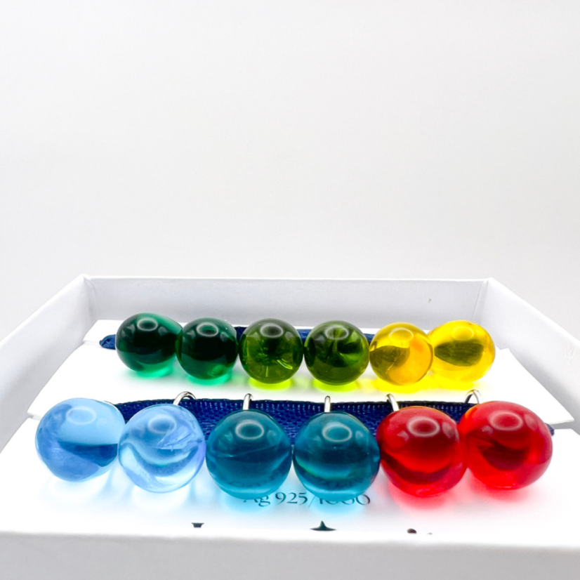 Duhová paleta sklíček