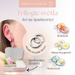 Trilogie světla  - Dárkový balíček se šperkovnicí zdarma!