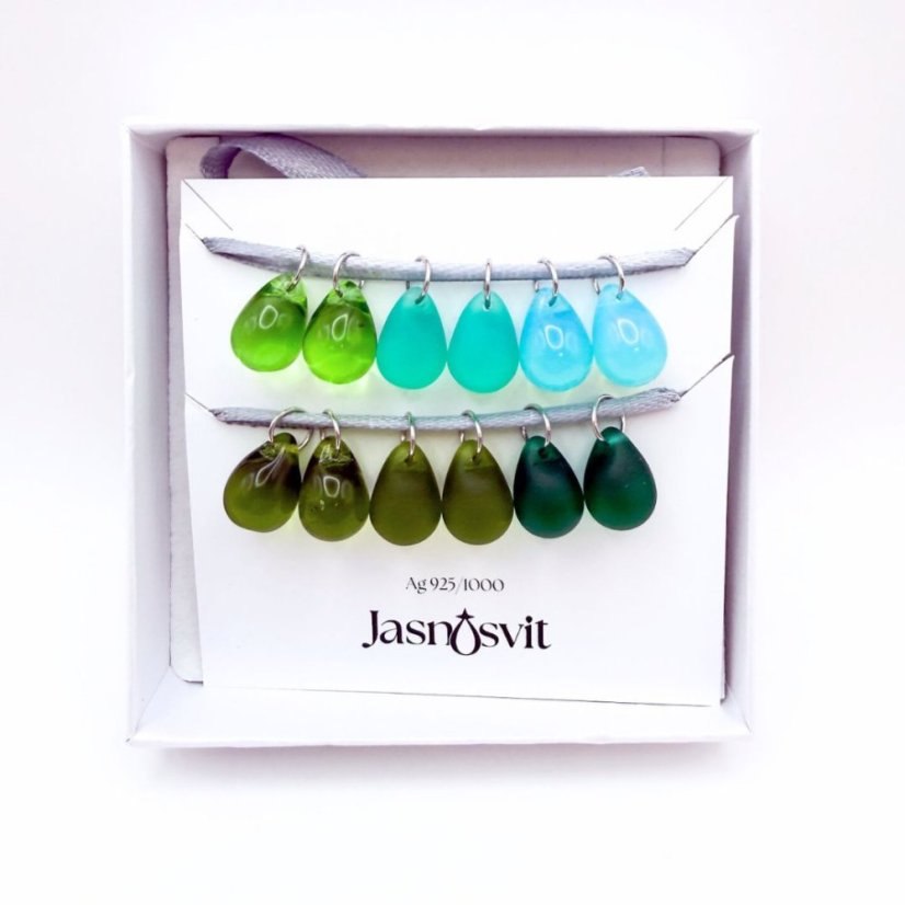 Zelený speciál - paleta sklíček