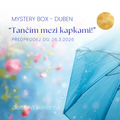Mystery box duben - "Tančím mezi kapkami!" (zlacená verze)