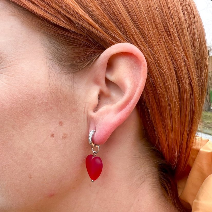 Nesmělá - Set náušnic 4v1 (8mm se zirkony)