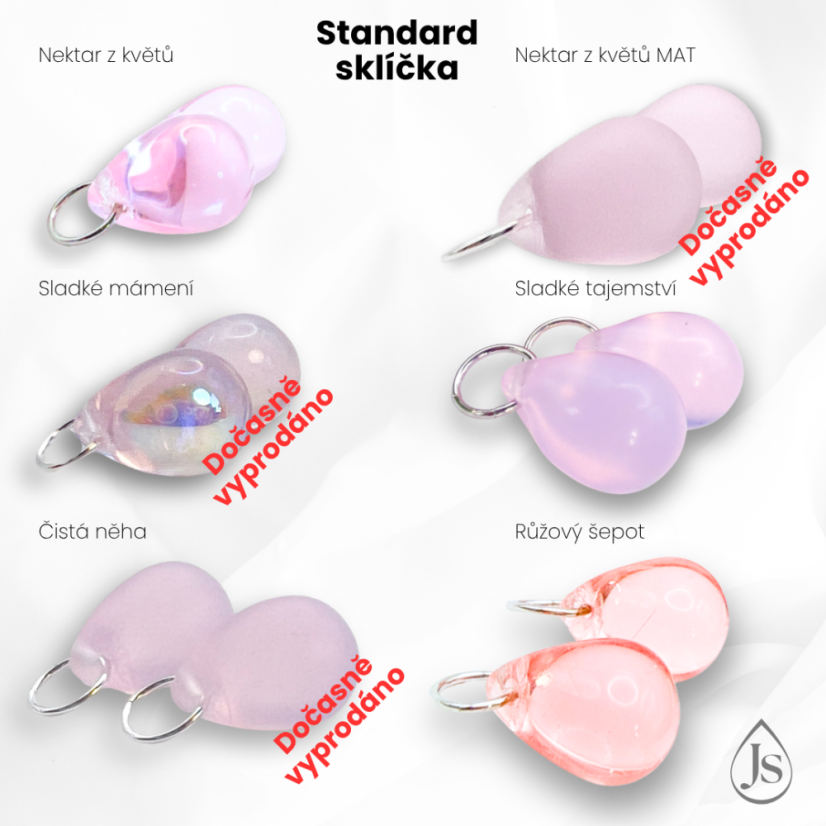 Set náušnic 4v1 podle Tebe se sklíčky ZDARMA! - DESIGN KROUŽKU: 10mm kroužky opálové (rhodiované stříbro)