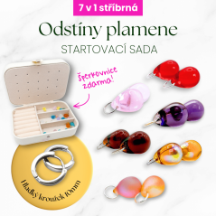 Odstíny plamene - startovací sada se šperkovnicí zdarma