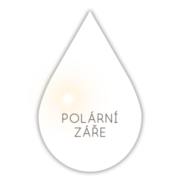 Polární záře - Barva sklíčka - Bílá ⚪