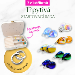 Třpytivá startovací sada se šperkovnicí zdarma