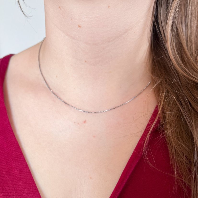 Kubický řetízek 40 cm (Proměnkový)