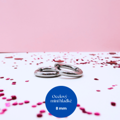 Ocelový kroužek hladký (8 mm)