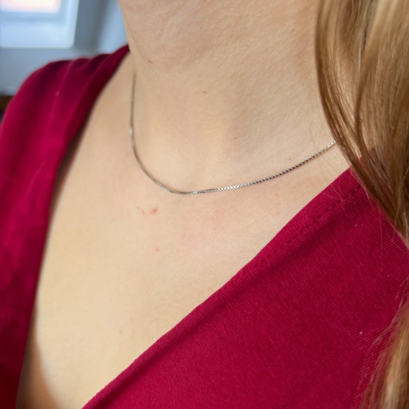 Kubický řetízek 40 cm (Proměnkový)