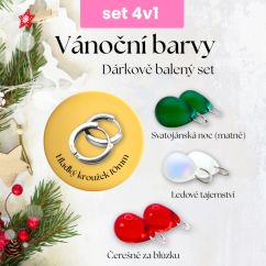 Set náušnic 4v1- Barvy adventu