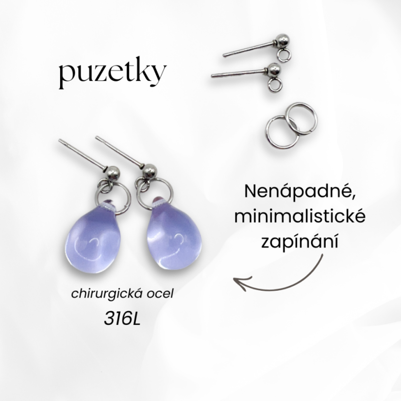 Navrhni si svoje puzetky! - Způsob zabalení: Dárkové balení - ve šperkové krabičce