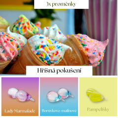 Hříšná pokušení - kolekce sklíček (Proměnky)