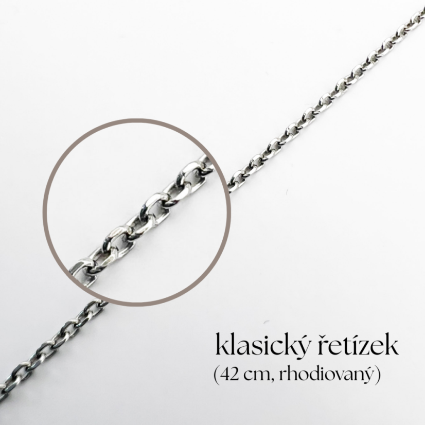 Klasický řetízek 42 cm (Proměnkový)