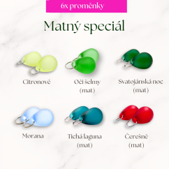Matný speciál - paleta sklíček