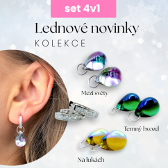 Set náušnic 4v1 - "Lednové novinky"