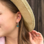 Earcuff Céčko rhodiované stříbro