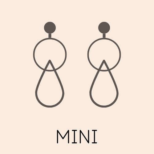 Mini verze oblíbených náušnic jsou tu! - Skladem